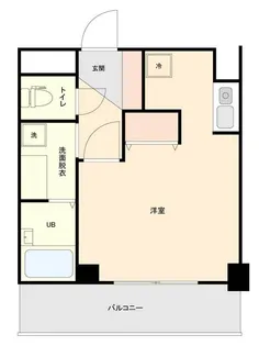市川プラザ【4階】の間取り