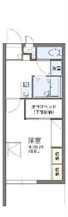 レオパレス扇【2階】の間取り