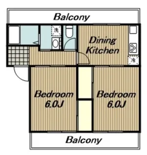 第3三田マンション【3階】の間取り