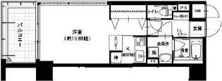カレ スピラル【6階】の間取り