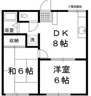 ヴィラージュ新羽【1階】の間取り