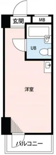 トップルーム品川【5階】の間取り