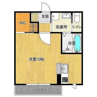 CREA宮ノ陣【2階】の間取り