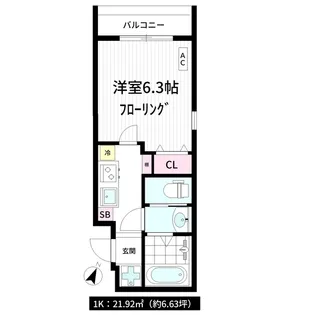RISO・SAKAUE【3階】の間取り