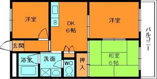 センチュリーアスカ1【5階】の間取り