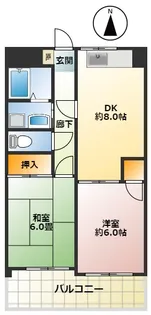 さつきハイム【2階】の間取り