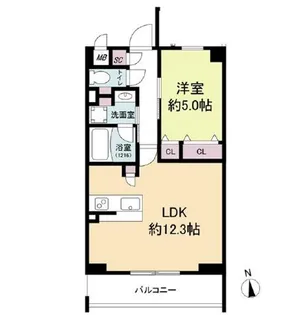estageo関目高殿【5階】の間取り