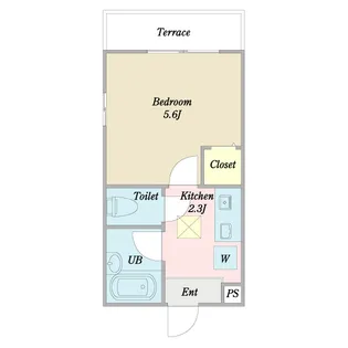 成増プラザB【1階】の間取り
