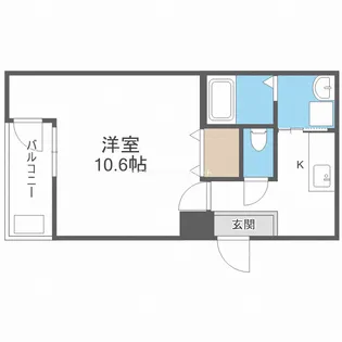 フジパレス西住之江VI番館【3階】の間取り