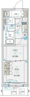 ジェノヴィア世田谷桜【2階】の間取り