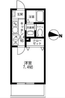 Casa Regina【3階】の間取り