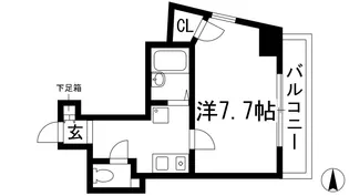 FLOS1【5階】の間取り