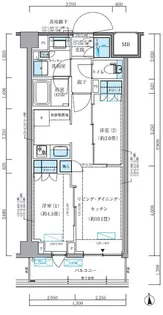 パークアクシス品川シーサイド【3階】の間取り