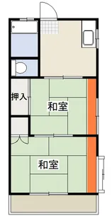 スカイコート【1階】の間取り