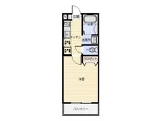 アルムハイツ板倉【1階】の間取り