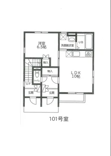 シャンブル菅野【1階】の間取り