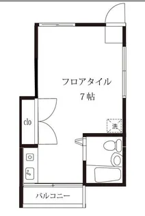 ホワイトハウス旭丘【1階】の間取り
