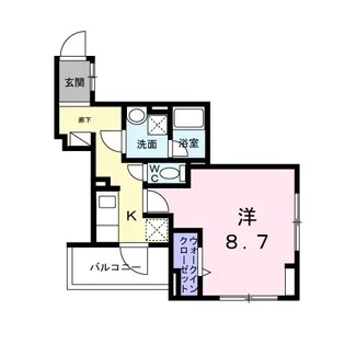 中宮町マンション(027390401)【3階】の間取り