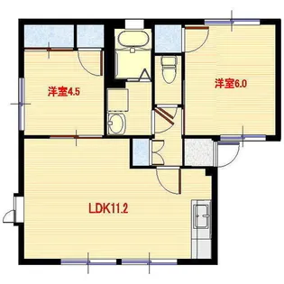 Belle Maison【1階】の間取り