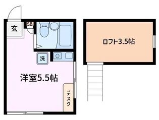 プレシャス北千住【2階】の間取り