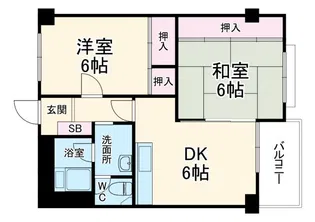 永田町マンション【3階】の間取り