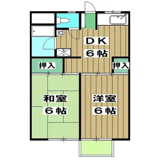メゾンルミエール【1階】の間取り