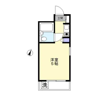 スカイコート尾山台【4階】の間取り