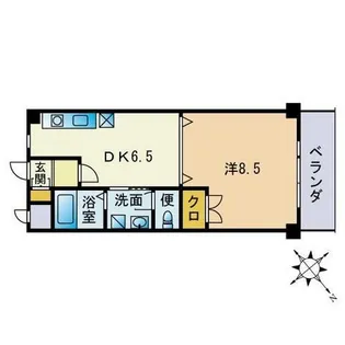 クラウンV【6階】の間取り