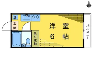 メゾンドシェヌ諏訪の森【2階】の間取り
