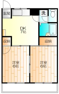 エトワール日吉【4階】の間取り