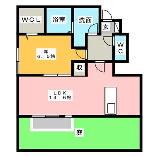 ジョルニフェリーチ【1階】の間取り
