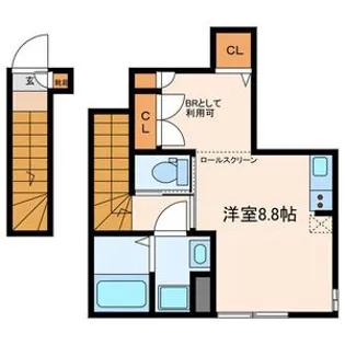 Bliss千歳烏山【2階】の間取り