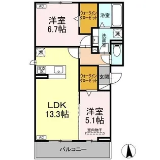 レジデンス グレイス【3階】の間取り