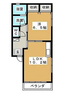 クレールM&Y【1階】の間取り
