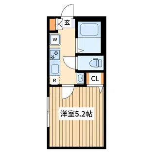 ラフィーネ西谷B【3階】の間取り