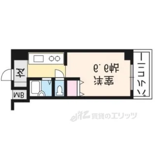 コンフォート桃山【4階】の間取り
