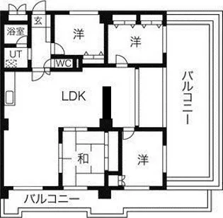 アルカディア長久手【7階】の間取り