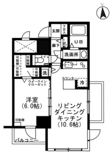 サンパレス新宿【3階】の間取り