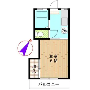 ひまわりハイツ【2階】の間取り