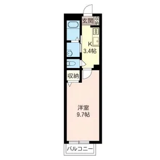コンフォート南長崎【2階】の間取り