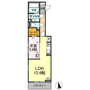 D-room新生【2階】の間取り