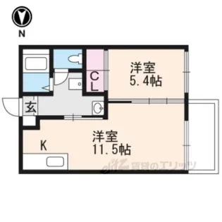 パークハウス21【1階】の間取り
