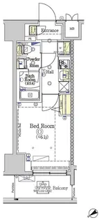 SHOKEN Residenceお花茶屋【12階】の間取り