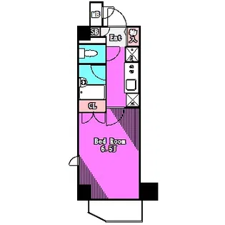 クレイシア蒲田【3階】の間取り