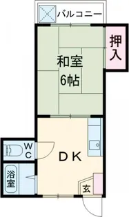 コーポ篠崎【2階】の間取り