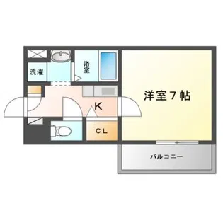 M’PLAZA門真駅前【4階】の間取り