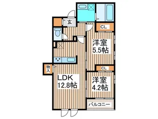 ルミオス【1階】の間取り
