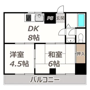 ドムス河堀口【2階】の間取り