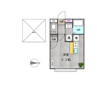 ゴールド【1階】の間取り
