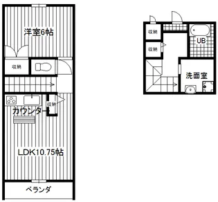 RE-STYLE (株)十和田宅建メイト【2階】の間取り